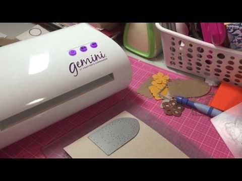 Gemini die cut demo- cutting chipboard. REVIEW DEMO
