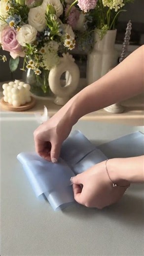 Make a Beautiful Ribbon Bow in Minutes 🎀 #handmade #craft
