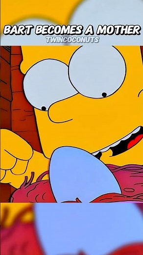 Bart Becomes a Mother 🐣 #simpsons #funny #shorts