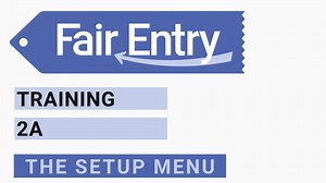 Training 2A - Setup Menu (2025)
