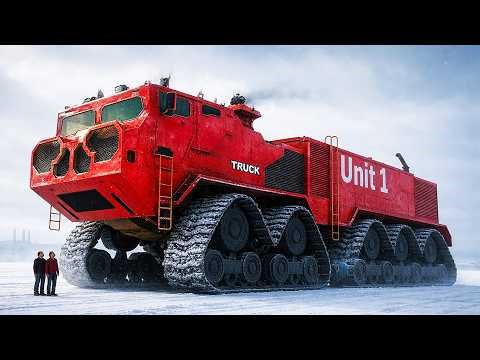 12 Gigantic Arctic Expedition Trucks Built to Conquer Extreme Ice Worlds