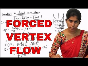 equation of motion for forced vortex flow derivation || FLUID MECHANICS || ETUTION