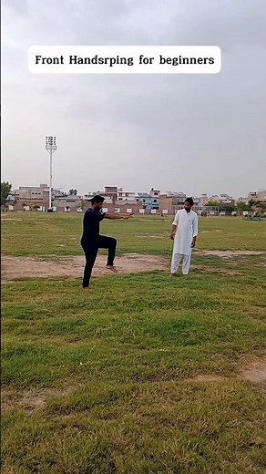 Front Handspring for Beginners! Step-by-Step Basics 💥 || #fronthandspring #learnacro ‪@SajidGymnast‬