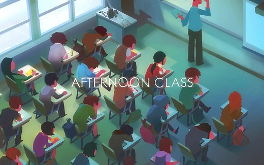 动画短片 Afternoon Class 这就是上课困成狗的你！