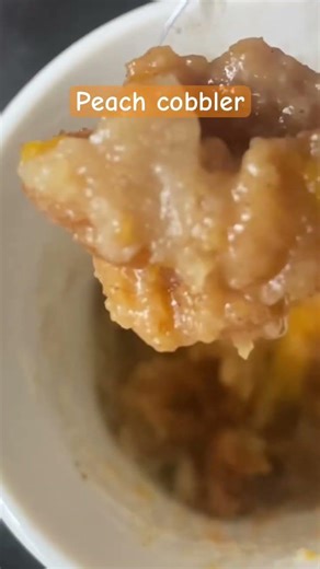 Part 2 of 2 Peach cobbler