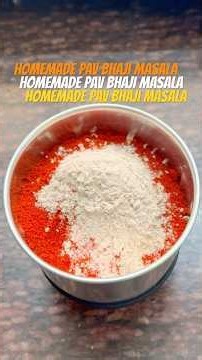 घर पर बनाएं Pav Bhaji Masala | 100% Natural | No Preservatives #pavbhajimasala