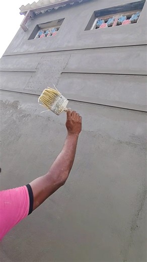 Wall joint plaster process 👍 construction work 👍 #shorts