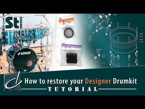 The Ultimate Restoration Guide for your SONOR Designer kit!