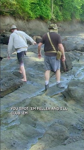 Barefoot Snail Hunt on Rocky Coast With Vic and Joe | The Island with Bear Grylls UK