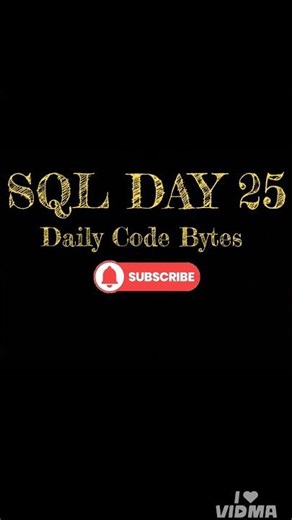 #day25 Learn SQL in Tamil #sql #tamil #code #easycode #dailycode #easytolearnforbegginers