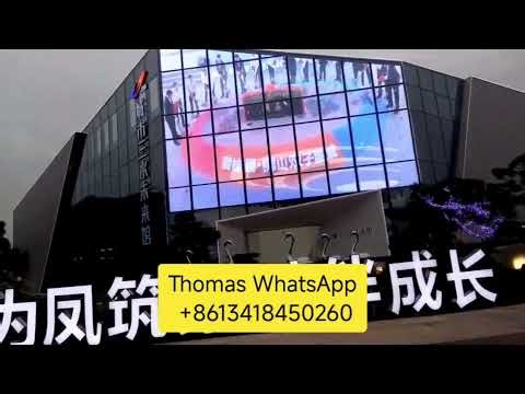 Transparent led screen for glass wall