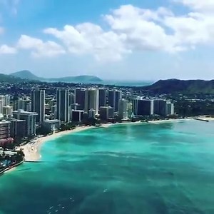 154K views · 14K reactions | Aerial view of Waikiki  | Hawaiian Islands | Facebook