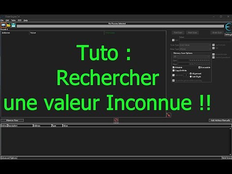 Cheat Engine : Tuto Valeur inconnue!