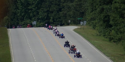 Charity ride held for 7-year-old Pageland shooting victim