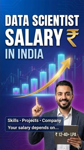 Data Scientist Salary in India #datascientist #datascience #logicmojo #dataanlysis #ai