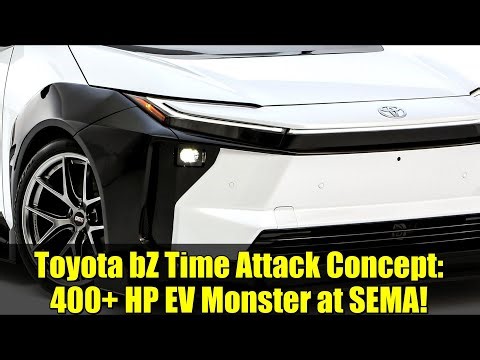 Toyota bZ Time Attack Concept: 400+ HP EV Monster at SEMA!