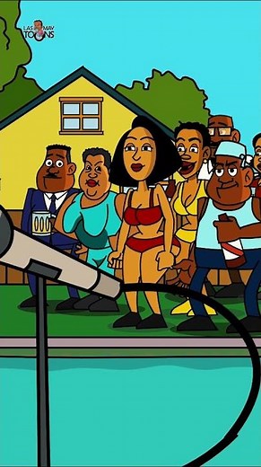 Crocodile Pool Party | Jamaican Animated Comedy #shorts #animation #comedy #funny