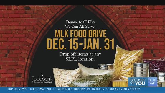 St. Louis Public Library launches annual MLK food drive