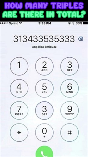 Quiz - How many triples?