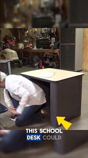 Bullet-Resistant Safety School Desk