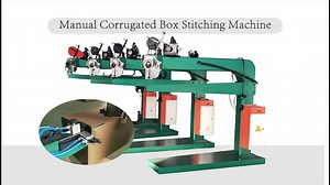 Carton Box Stitching Stapler Machine Economic Box Packaging Carton Nail Stitching Stitcher Machine