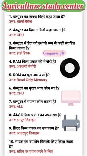 computer GK quiz ll Fundamentals of computer ll #computerzone #gkquestions #generalknowledge