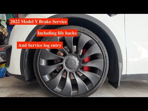2022 Tesla Model Y Performance Brake Service