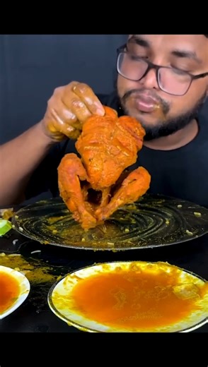 Whole Chicken Eating l Whole Tandoori Chicken l #asmr #mukbang #eatingchallenge