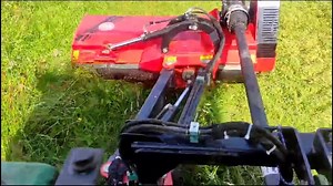 1.3K views | Bought in 2018, here's a Blaney 3-in-1 Power Shredder mulching away in Limerick. Thanks to it's clever design you can use it to cut directly behind to fully offset, angle down for embankments & angle up for facing hedges. Also suitable for dense rushes #tractorshredder #powershredder #mulcher | Blaney Agri | Facebook