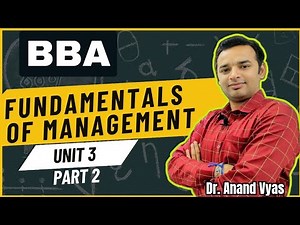Fundamentals of Management | Unit 3 Part 2 Lecture | BBA | Authority Responsibility Centralisation