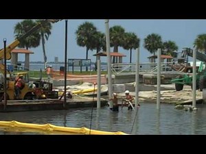 Jetting and Driving TuffDock Pilings at Parrish Park #1