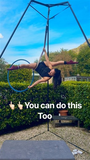4 Week to go from beginner to Intermediate on Aerial Hoop? See description! #aerialhoop