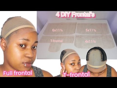 How to make a Frontal Wig Cap | How to Draw a Perfect Hairline | Detaild tutorial