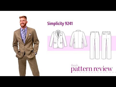 Pattern Review: Simplicity 9241, Man's Suit