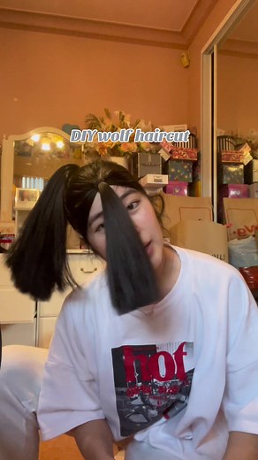 DIY Wolf Haircut Tutorial at Home