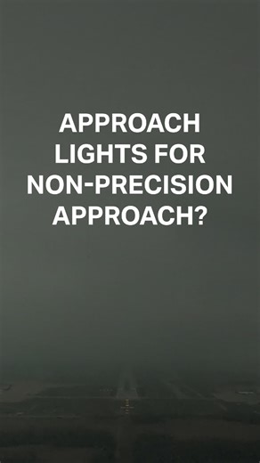 Can you use the approach lights for a non-precision approach? #flighttraining #learntofly #aviation #studentpilot #privatepilot #instrumentpilot | Boldmethod