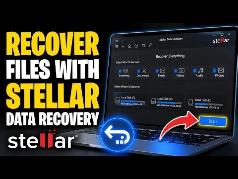 How to Recover Files with Stellar Data Recovery - Quick Tutorial