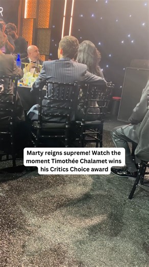 Entertainment Weekly on Instagram: "Let's celebrate that win! 'Marty Supreme' star Timothée Chalamet wins best actor at the Critics' Choice Awards."