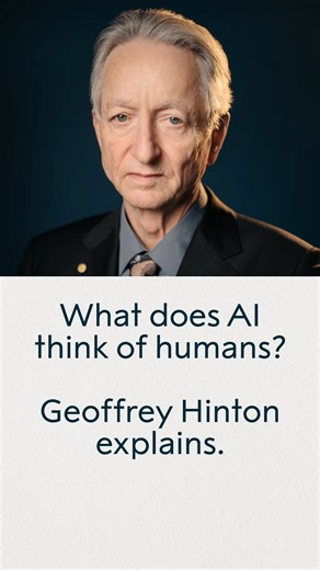 Nobel Prize on Instagram: ""I think that's our only hope, for it being much smarter than us, but still keeping us around." To co-exist with advanced AI, Geoffrey Hinton argues, we must design systems that develop strong maternal instincts towards humanity. Hinton, often called the 'Godfather of AI' was awarded the 2024 Nobel Prize in Physics "for foundational discoveries and inventions that enable machine learning with artificial neural networks". Watch the full event 'Our Future with AI' by cli