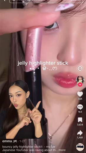 Jing on Instagram: "These @joocyee_official jelly highlighter sticks deserve all the hype I STAND BY this😤🤯🤭C beauty brands just keep coming out with these hits🤩#highlighter #chinesemakeup #asianmakeup #makeupreview #makeuplover"