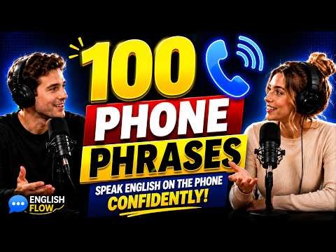 100 Essential English Phone Phrases | Daily English Conversation Practice