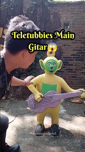 teletubbies main gitar #sulap #magic #sihir #shortvideo