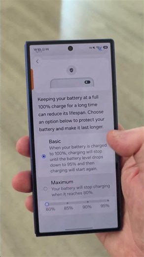 The Samsung battery setting I always change #samsung #samsungtips #tech