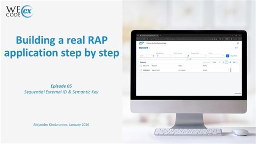 Episode 05 - Sequential External ID Semantic Key | Alejandro Kinsbrunner
