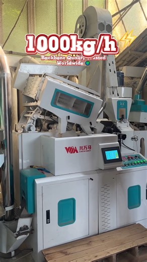 27K views · 246 reactions | Turn paddy into white rice fast! 1 hour = 1000kg rice ⚡ Easy to operate & durable. #RiceMillMachine #ThresherMachine（ #automaticricemill #GrainProcessingEquipment | Backbone Machinery-Factory | Facebook