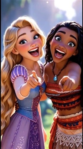 Rapunzel and Moana Laughed at Poor Elsa… Big Mistake #shorts #disney #princess