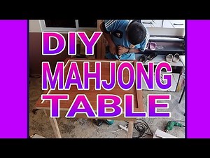 how to make simple mahjong table, DIY ( F BARON TV)
