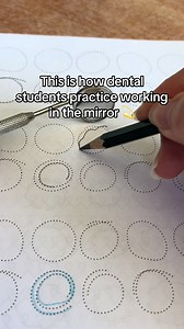 How Dental Students Practice Working in the Mirror