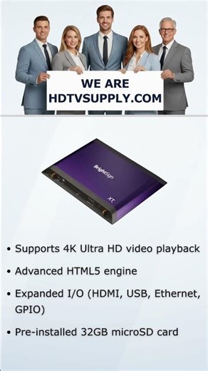 BrightSign XT1145-32GB Media Player With Pre-Installed 32GB Micro SD Card