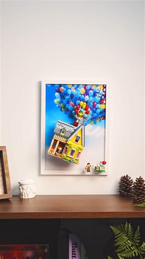 Let your Lego UP house fly.#lego #legocollection #legodisplay #uphouse #disney | Dia-dia-dia